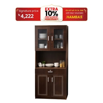 Picture of Meraj FurnitureCNC Design Kitchen Cabinet / Kitchen Rack / Microwave Oven & Condiment Racks/ Kitchen Cabinet / Crockery Rack