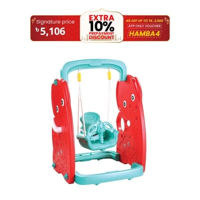 Picture of Elephant Dolna Easy Set Up Playset for Indoor Outdoor Backyard, Easy to Store, Safe Toy for Toddler, Kids