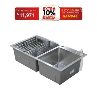 Picture of Rizco Senorita 36 Inch KC Heavy Stainless Kitchen Sink (Best Price)