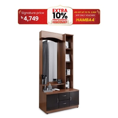 Picture of Meraj Furniture MDF BOX Dressing Table with Shelves and Multiple Drawers