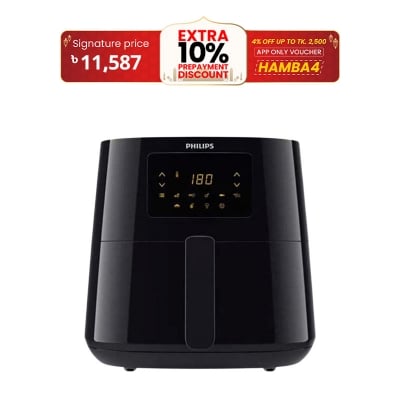 Picture of Philips HD9270 Air Fryer 6.2 Liter Capacity with Rapid Air Technology, Easy Clean Basket Black (2 Year Official Warranty)