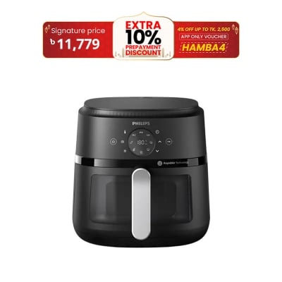 Picture of Philips NA230/00 Series, 1700W Digital XL Air Fryer, Rapid Air Circulation Cooks Evenly | 6.2 Liter (2 Year Official Warranty)