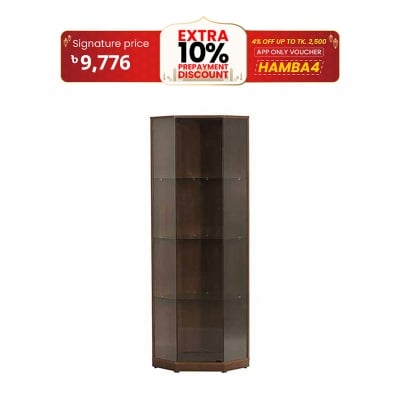 Picture of Regal Rosa Laminated Board Showcase Antique ROSA-SCH-106-1-1-20