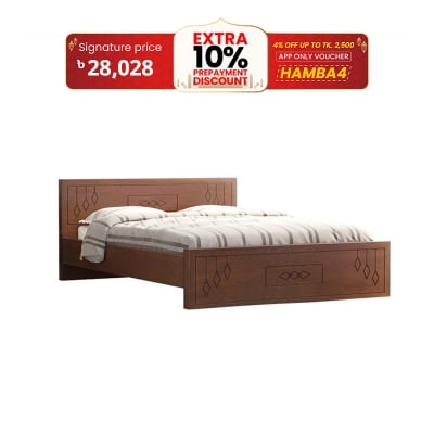 Picture of Regal Bluebell Wooden King Bed Antique BLUEBELL-BDH-304-3-1-20(KING SIZE)