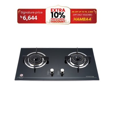 Picture of RFL Double Built In Glass Hob Orchid (Line Gas)