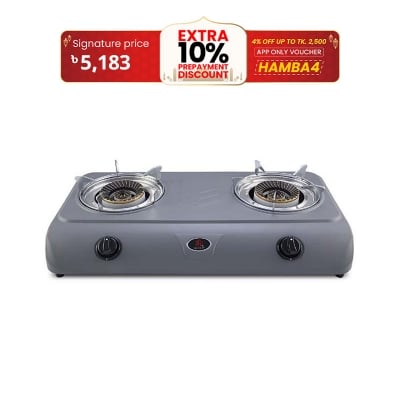 Picture of RFL Double Teflon Coating Auto Gas Stove 2-06 TRB (Cylinder Gas)