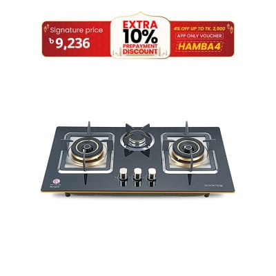 Picture of RFL Built In Gls Hob Marigold 3 Burner (Line Gas)