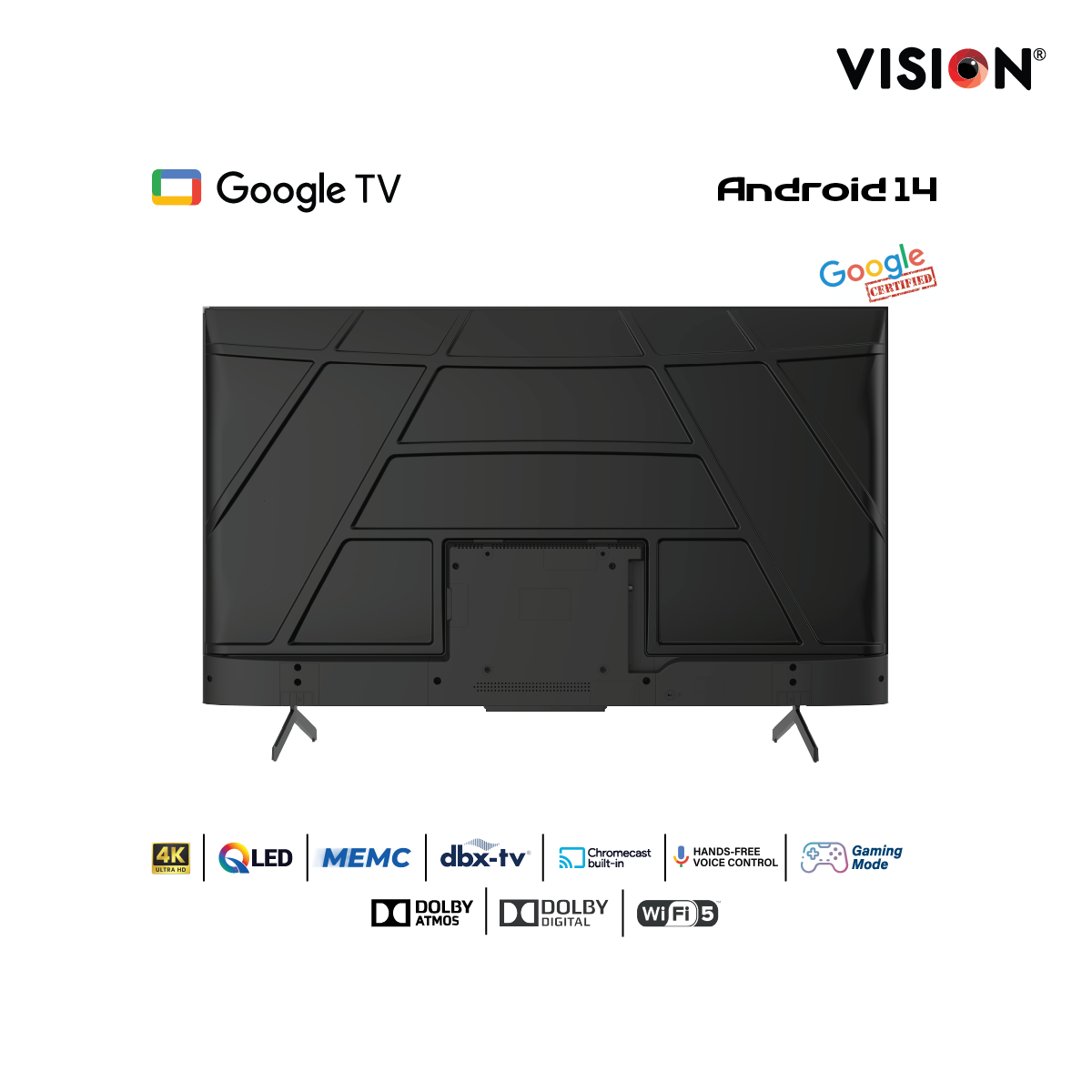 Picture of Vision 75” Mini QLED Google TV 4K MX6 Galaxy Ultra