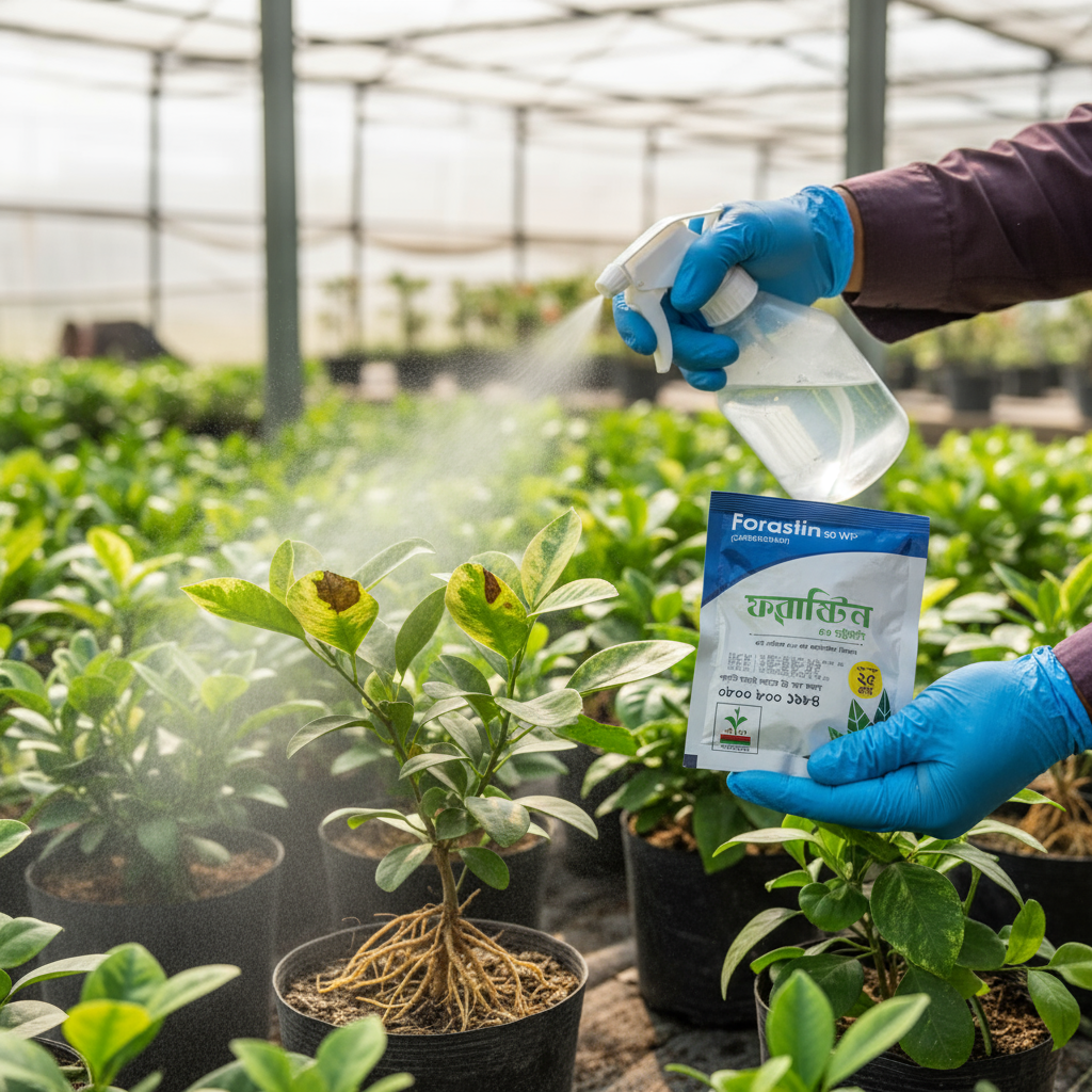 Picture of Forastin fungicide 50 wp (carbondazim 50%) - 25gm