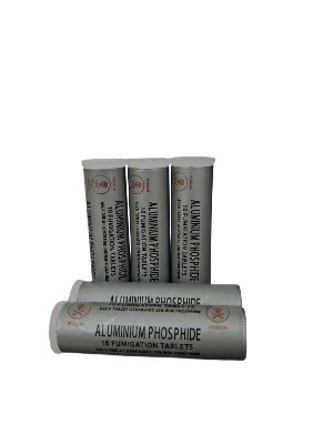 Picture of Aluminium Phosphide Tablet, Charpoka/Rat/Cockroach / Termites / Bed bug & Everything Pest Killer, Fumigation Gass Tablet-10pc