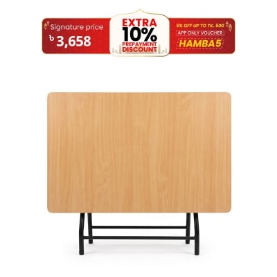 Picture of Dining Folding Table Six Seater . Size L-60 + W -36+ H - 30 Inch Multicolor
