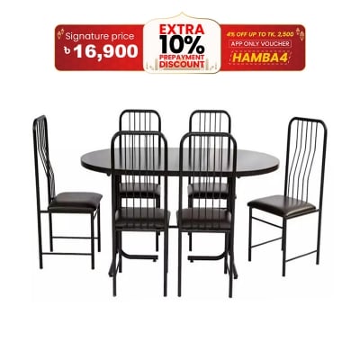 Picture of ডাইনিং সেট-6 সিটের চেয়ার - table Multicolor