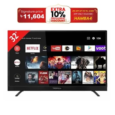 Picture of Sony Plus 32" 2GB/16GB Frameless Smart Android TV - Television With Free Wall Mount