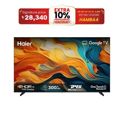 Picture of Haier 43" Smart FHD Bezel-Less Google TV (H43K85FFX)