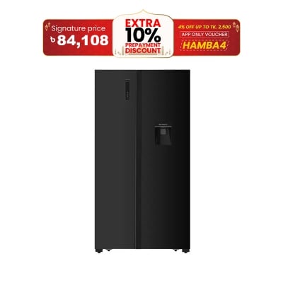 Picture of VISION Glass Door Refrigerator Side By Side Inverter SHR 566 Liter