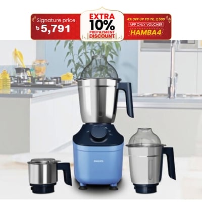 Picture of Philips HL7773 800 Watt Powerful motor Mixer Grinder with MicroGrind Technology Green