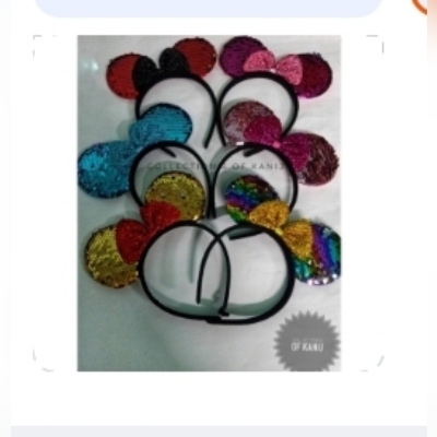 Picture of Miki Mouse 3D Round Hair Band For Woman And Girls - Hair Band