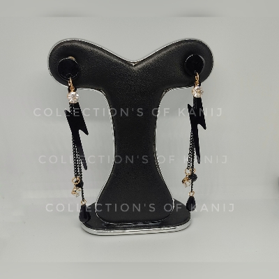 Picture of New 2021 Vintage Black Long Chain Earrings For Women