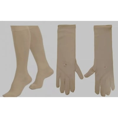 Picture of Skin Color Coverage Hand And Leg Combo Packs For Muslim Womens And Girls