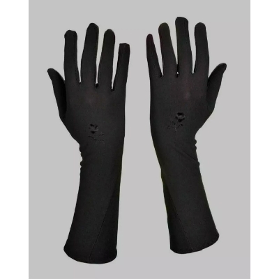 Picture of Black Colour Full Coverage Hand Socks For For Muslima Women