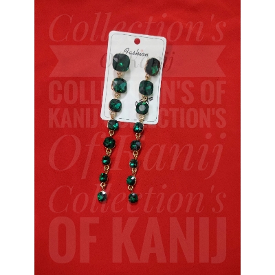 Picture of Exclusive Designer Long Earrings  For Woman
