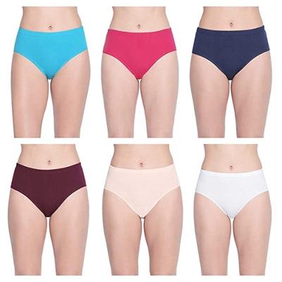 Picture of 4 Pieces Very Comfortable Garments Fabric Panty Combo Pack For Womens And Girls Only - Panty