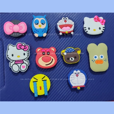 Picture of Universal New Phone Socket Stand Bracket Expanding Stand stretch grip phone Holder Finger Cute Cartoon Stand