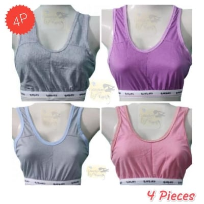 Picture of 4 Pieces Combo of Certains Inner Wear Semis Air Sports Bra for Teenagers Girls Only
