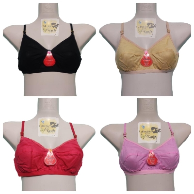 Picture of 4 Pieces Comfortable Cotton Bra Combo - Bra - Bra For Girls