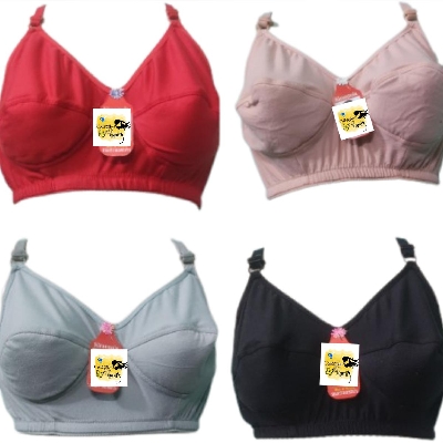 Picture of 4 Pieces Soft Half Foam Bra for Women & Girls - Comfortable to Wear - Stay Comfortable and Stylish with this Bra Set