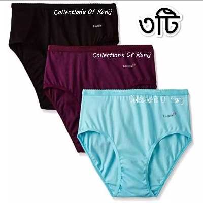 Picture of Women's Cotton Panties Set 3-Pack Comfortable Underwear Breathable Women's Clothing
