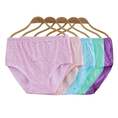 Picture of 4 Pieces Soft And High Quality Printed Panty