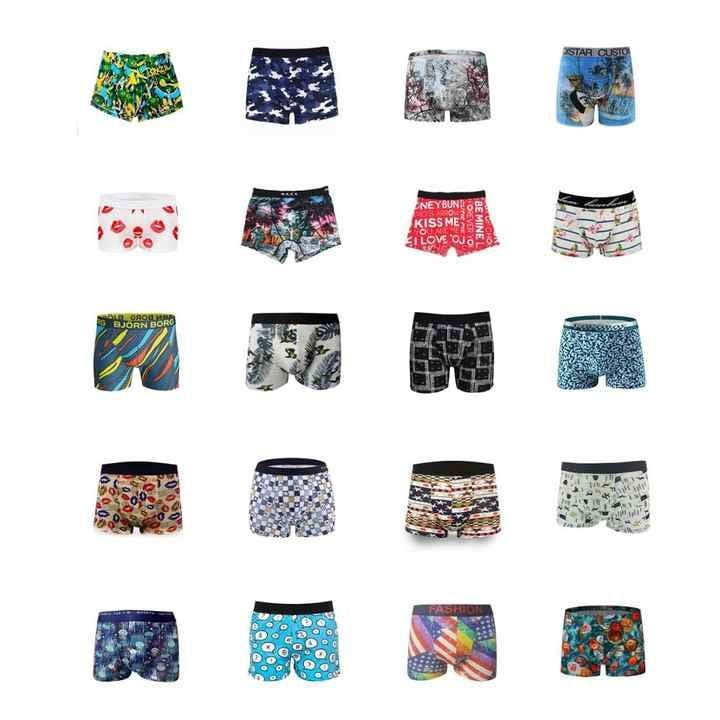 Picture of Pack Of 3 Pcs Printed Random Colour And Design Boxers For Men