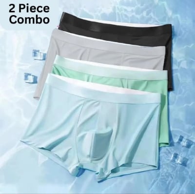 Picture of 2 Pieces Ice Silk Breif Shameless Boxers