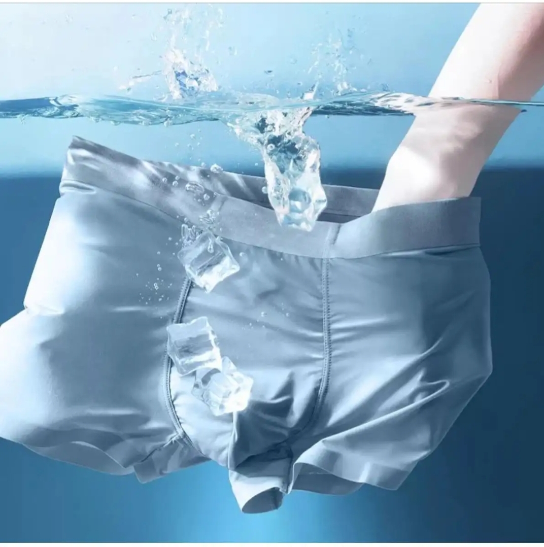 Picture of 2 Pieces Ice Silk Breif Shameless Boxers