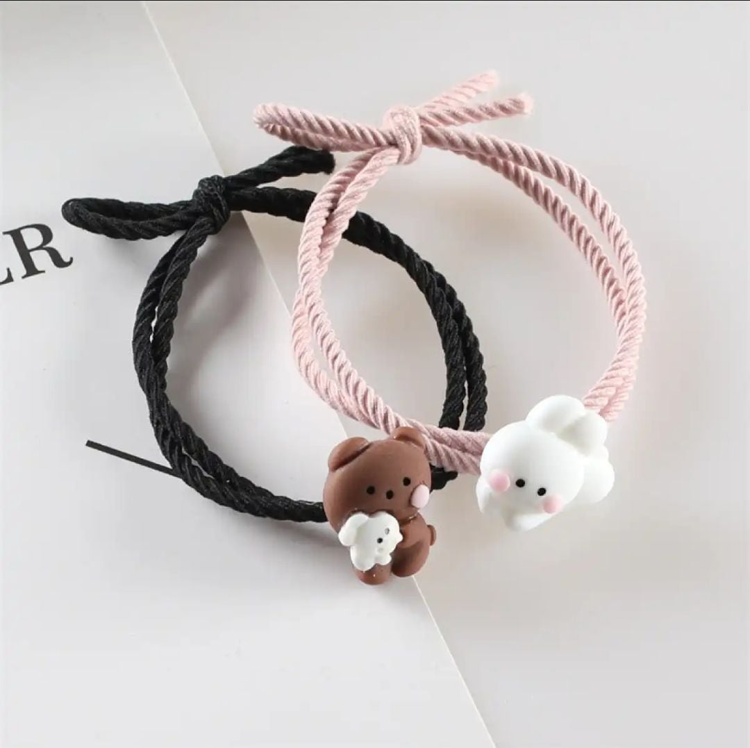 Picture of 1 Pair Hug Bear Couple Friendship Bracelet