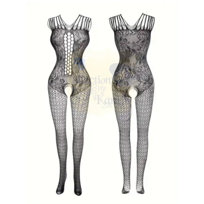 Picture of Net Large Size Tight Set Womens Transparent Open Body Dress