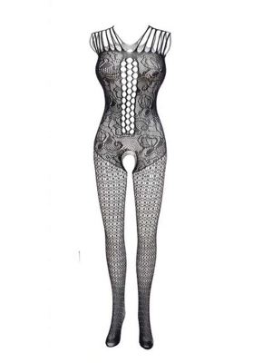 Picture of Net Large Size Tight Set Womens Transparent Open Body Dress