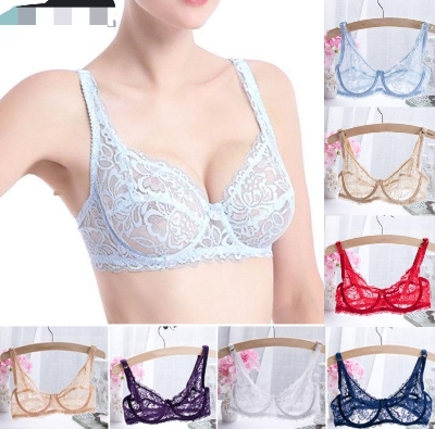 Picture of 4 Pieces SexyLace Net Shameless Bra For Womens & Girls