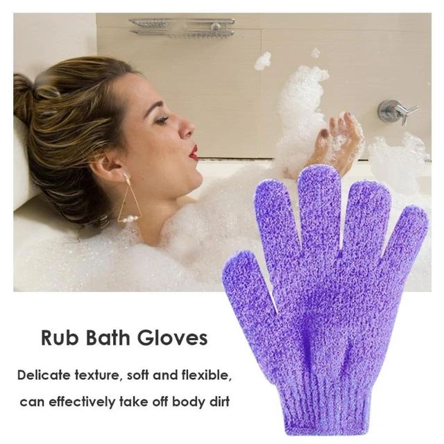 Picture of 1 Pair Rubbing a bath towel to remove the body barges