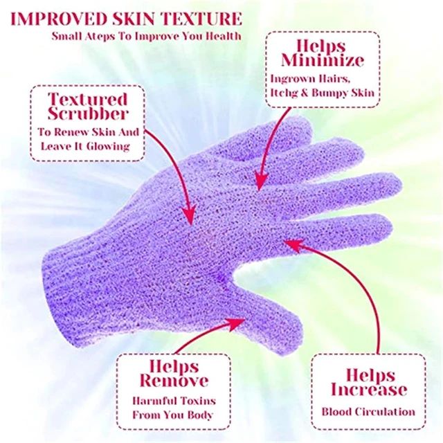 Picture of 1 Pair Rubbing a bath towel to remove the body barges