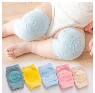 Picture of smiley face knee pads children's knee pads terry baby socks elbow