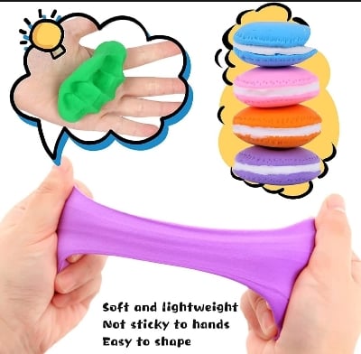 Picture of 12 Colour Super Dry Clay Set With 3 Tools