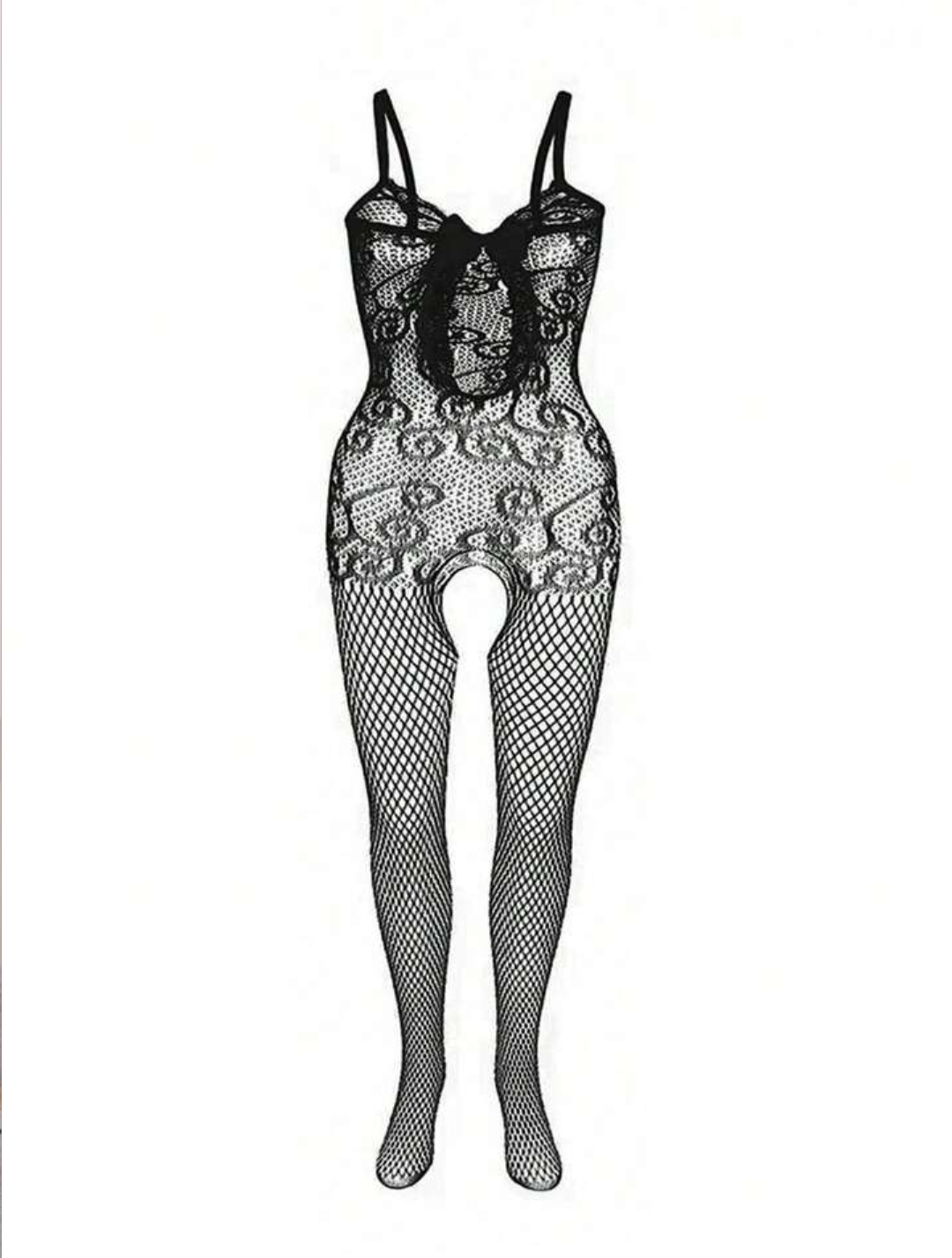 Picture of Plus Size Fishnet Teddy  Bodystocking  For Valentines Day