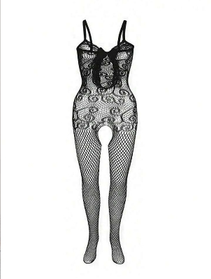 Picture of Plus Size Fishnet Teddy  Bodystocking  For Valentines Day