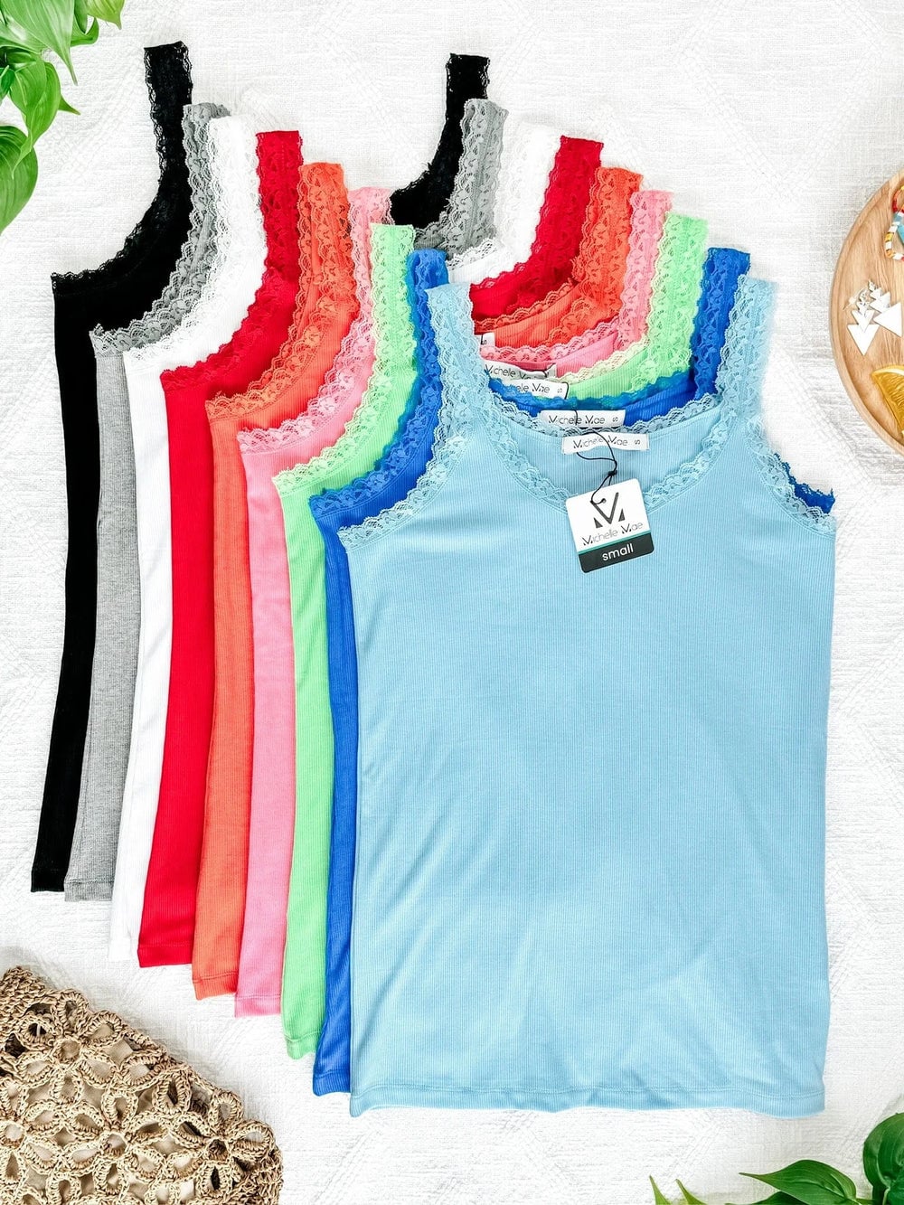 Picture of 2 pc Lace Tank Tops Camisole (Random Color)