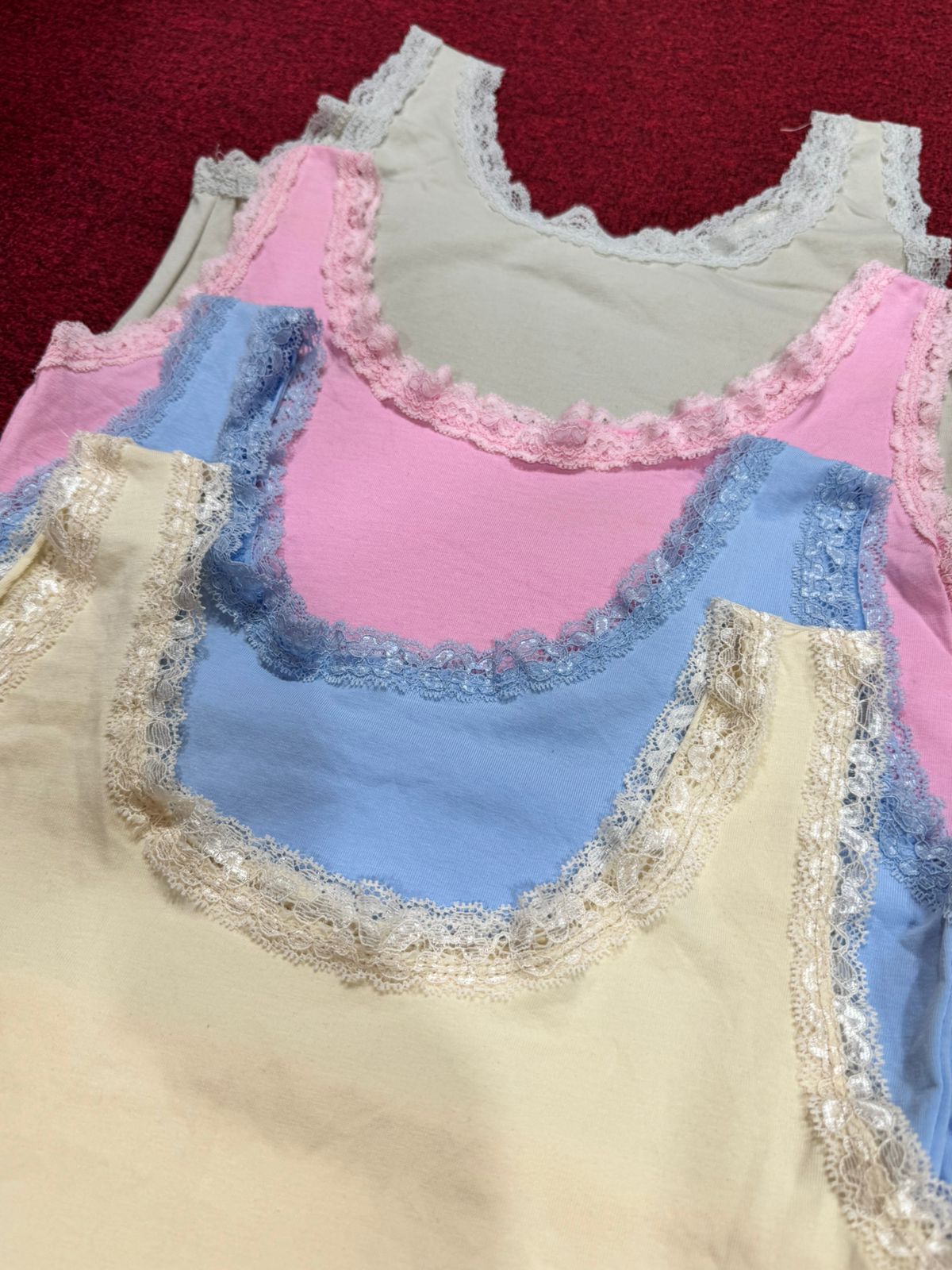 Picture of 2 pc Lace Tank Tops Camisole (Random Color)
