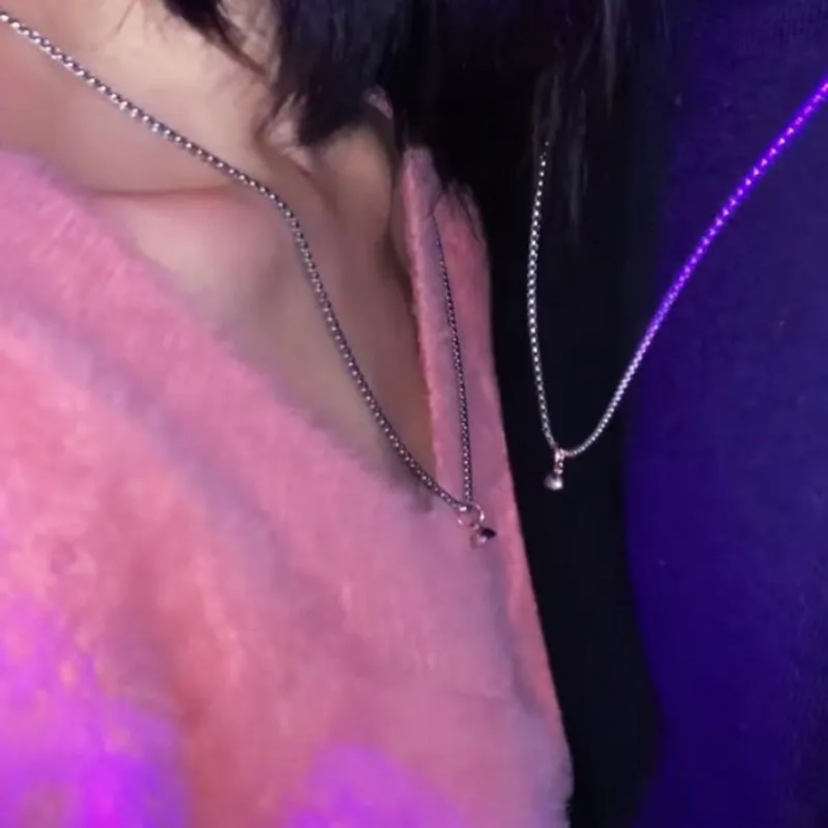 Picture of TikTok Same Style Magnet Attractive Couple Niche Design Sense Necklace ins No Fading Personality Couple