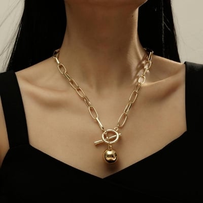 Picture of Ball Link Chain Necklace