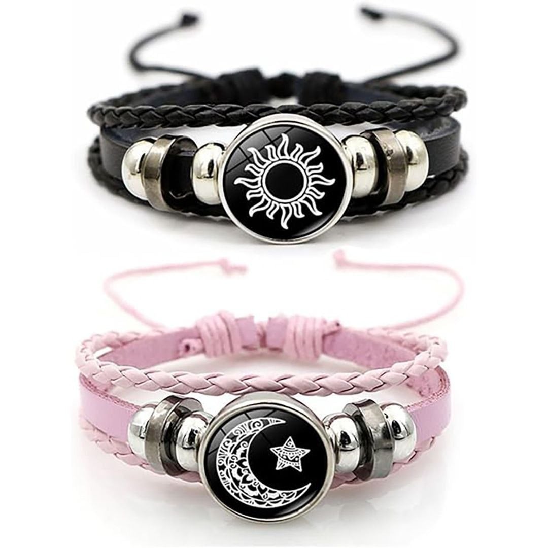 Picture of Luminous Sun & Moon Friendship Bracelet